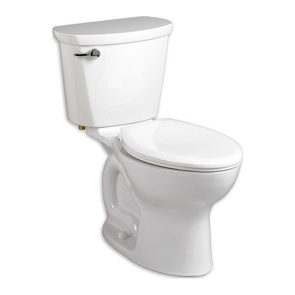 Cadet Pro Elongated Toilet 10 Inch Rough, 1.6 gpf, Cadet Flushing System, Floor Mount, Elongated