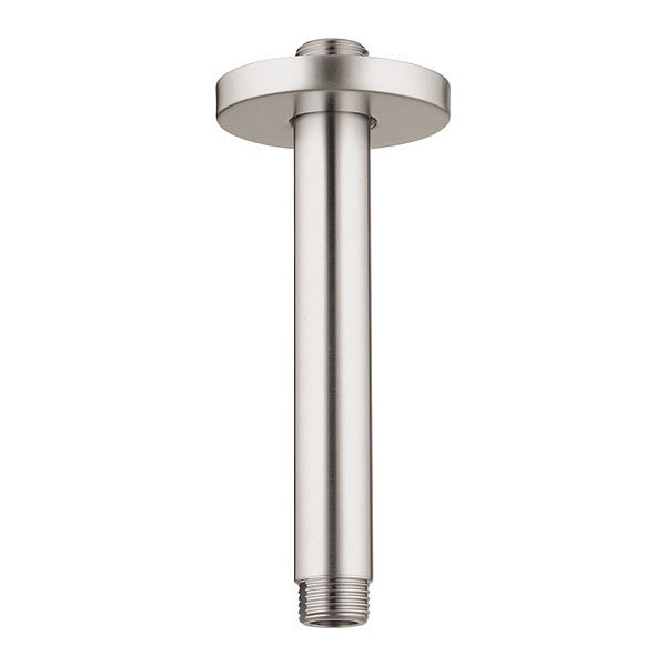 Shower Arm, Brushed Nickel, Ceiling