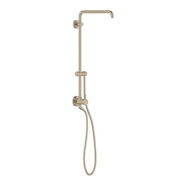 Shower System, Brushed Nickel, Wall