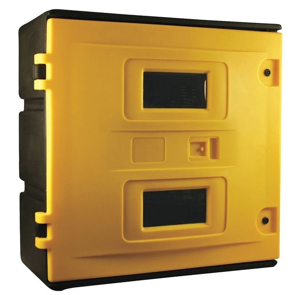 Safety Cabinet, SCBA, 35-1/2" H, 35-1/2" W, Yellow