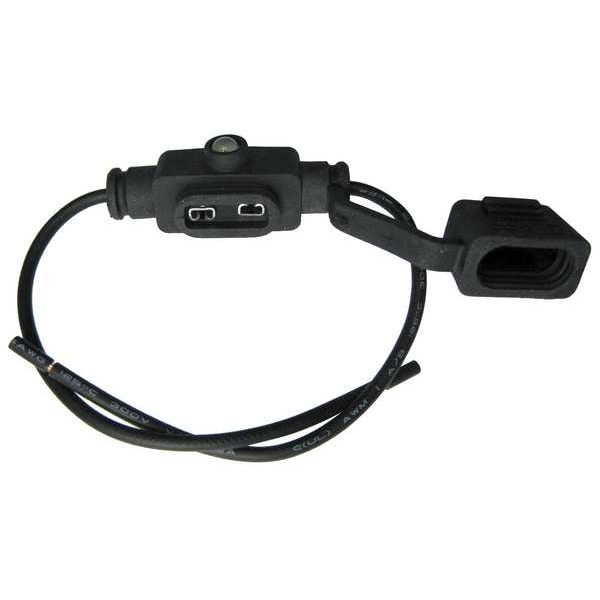In-Line Fuse Holder, 0 to 20A Amp Range, 32V DC Volt Rating, 1 Poles, Wire Leads