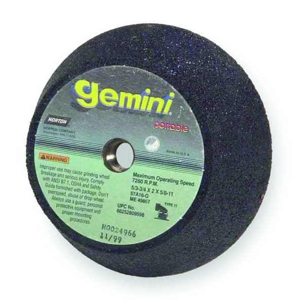 6" dia. 2" thick 5/8 arbor Flaring Cup Wheel