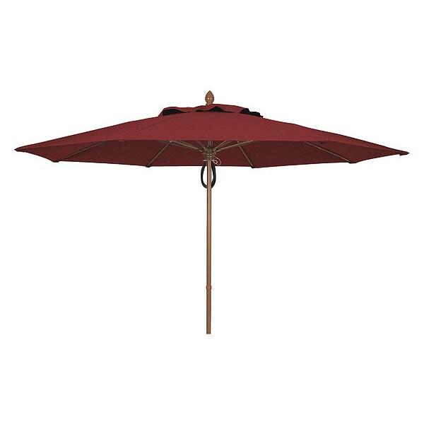 Market Umbrella 8Rb Pulley Pin, Burgundy, 11 ft.