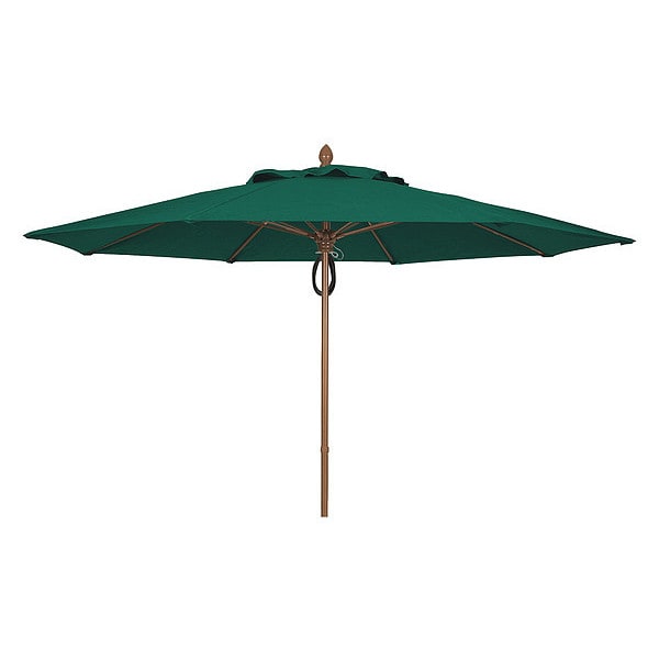 Market Umbrella 8Rib Pulley Pin, Green, 11 ft.