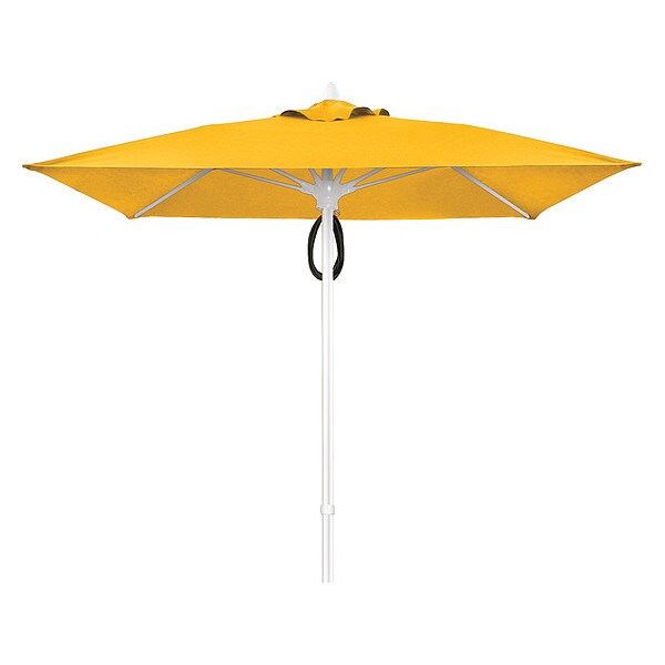 Mrkt Umbrella 4 Rib Plly Pin, Bttrcup, 6Ft