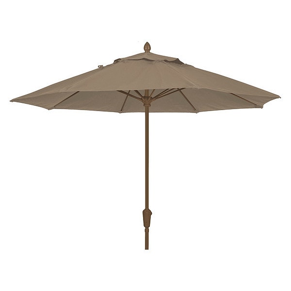 Market Umbrella 8Rib Cb Crank, Taupe, 7.5 ft.