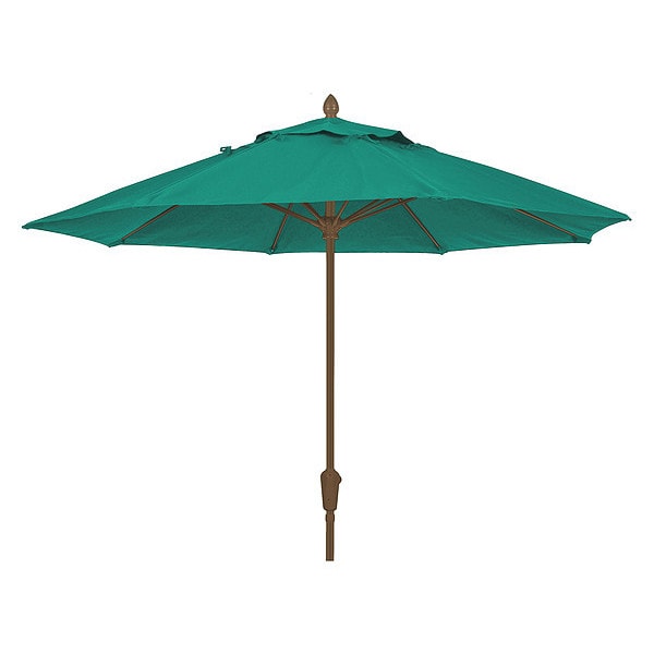 Market Umbrella 8Rib Cb Crank, Teal, 7.5 ft.