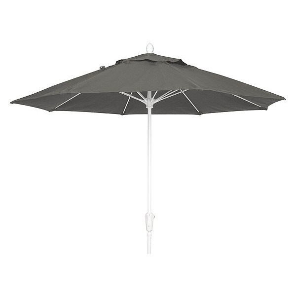 Market Umbrella 8Rib CrankW/Grey, 7.5 ft.