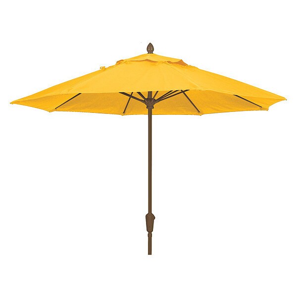 Market Umbrella 8Rib Crank Cb, Buttercup, 9 ft.