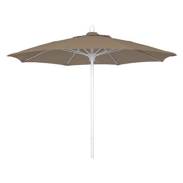 Market Umbrella 8Rib Push Up, Taupe, 7.5 ft.