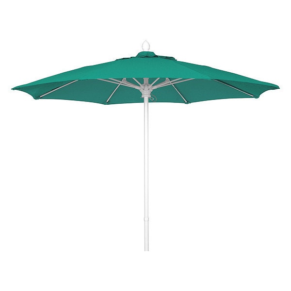 Market Umbrella 8Rib Push Up, Teal, 7.5 ft.