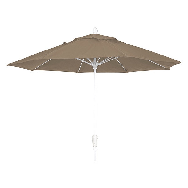 Market Umbrella 8Rib CrankW/Taupe, 7.5 ft.
