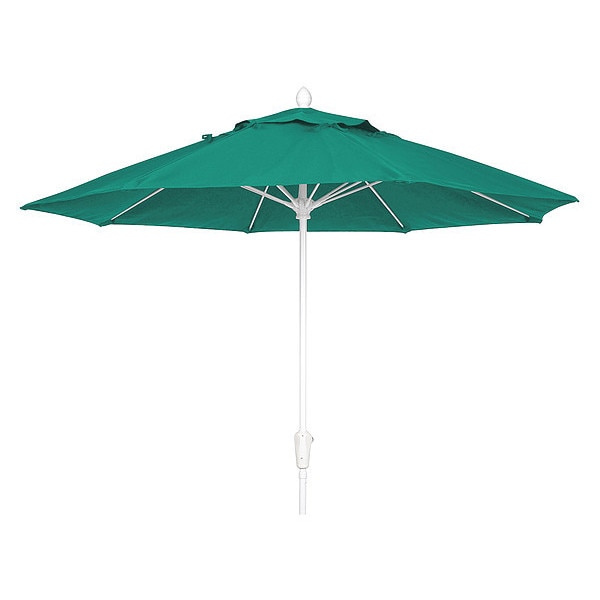 Market Umbrella 8Rib CrankW/Teal, 7.5 ft.