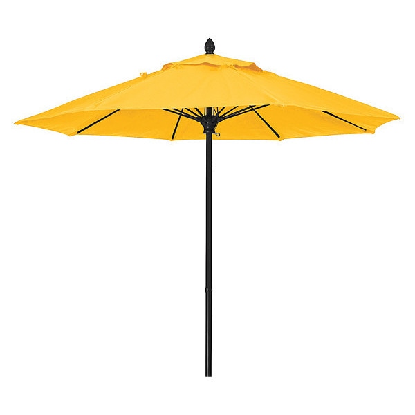 Market Umbrella 8Rib Push Up, Buttercup, 7.5 ft.