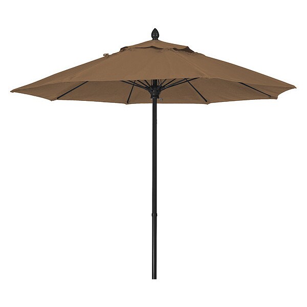 Market Umbrella 8Rib Push Up, Cocoa, 7.5 ft.