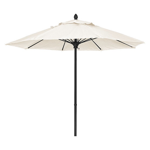 Market Umbrella 8Rib Push Up, Natural, 7.5 ft.