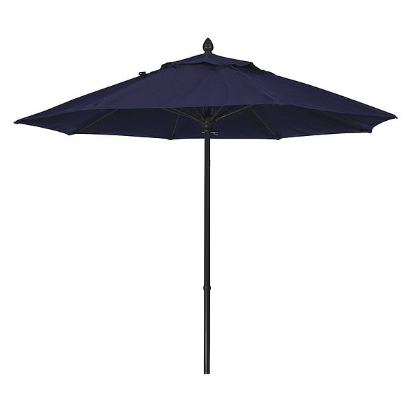 Market Umbrella 8Rib Push Up, Navy, 7.5 ft.