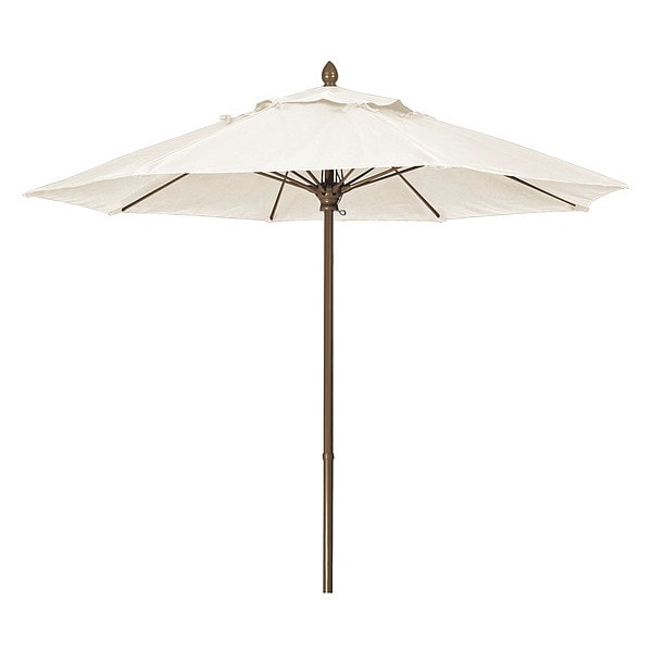 Mrkt Umbrella 8Rib Push Up Cb, Ntrl, 7.5Ft