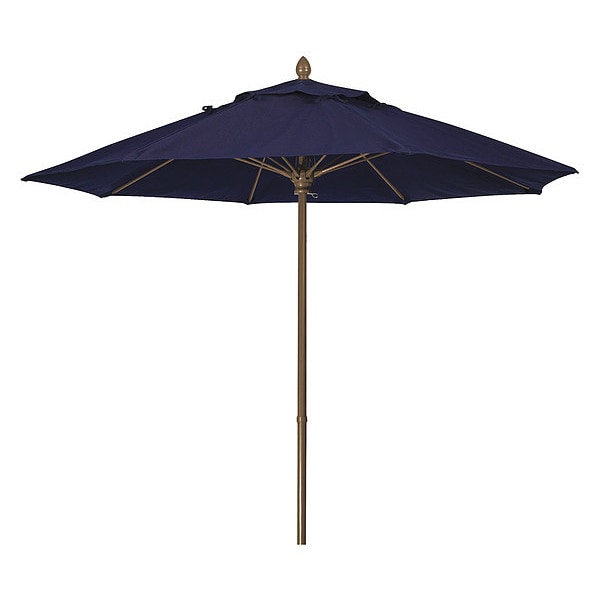 Mrkt Umbrella 8Rib Push Up Cb, Navy, 7.5Ft