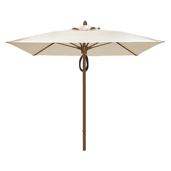 Market Umbrella 4Rib Pulley Pin Natural, 7.5 ft.