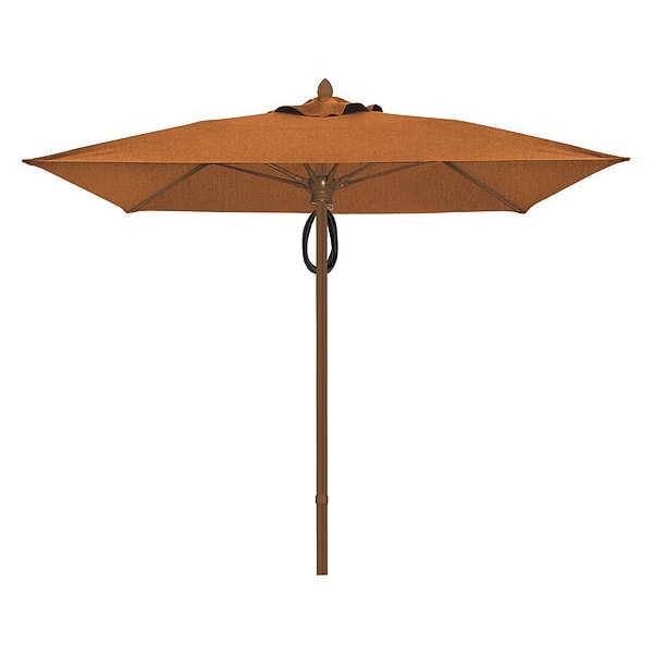 Mrkt Umbrella 4Rib Plly Pin Cb, Tan, 7.5Ft