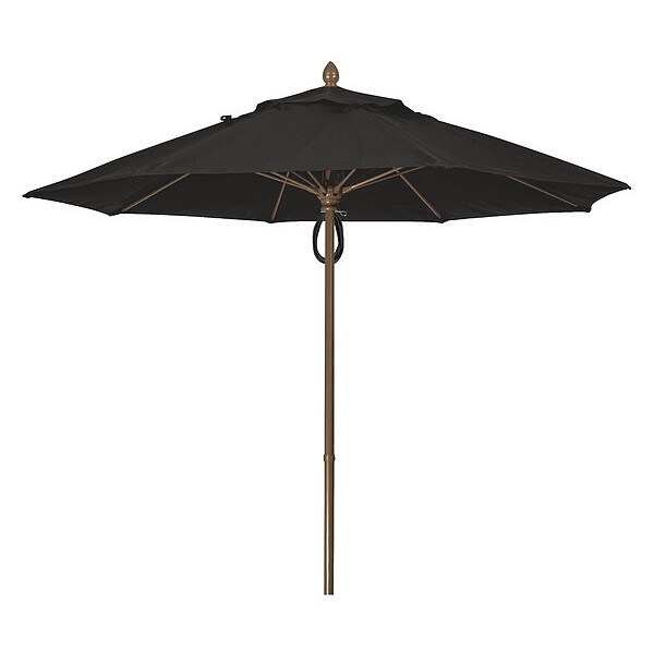 Market Umbrella 8Rib Pulley Pin Cb, Black, 9 ft.