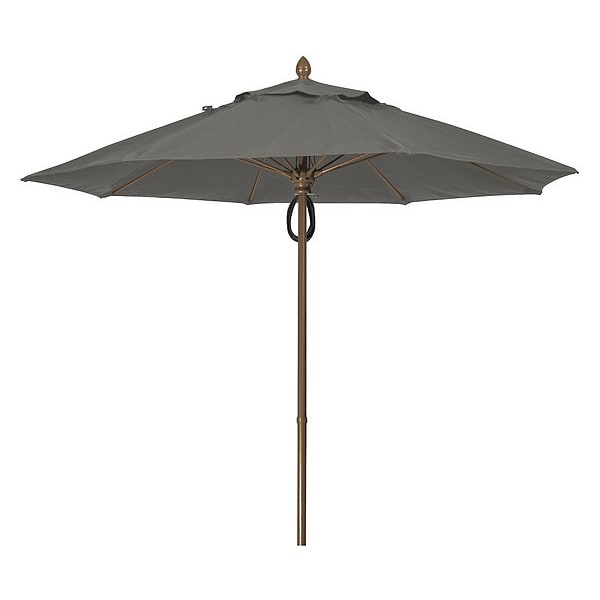 Market Umbrella 8Rib Pulley Pin Cb, Grey, 9ft.