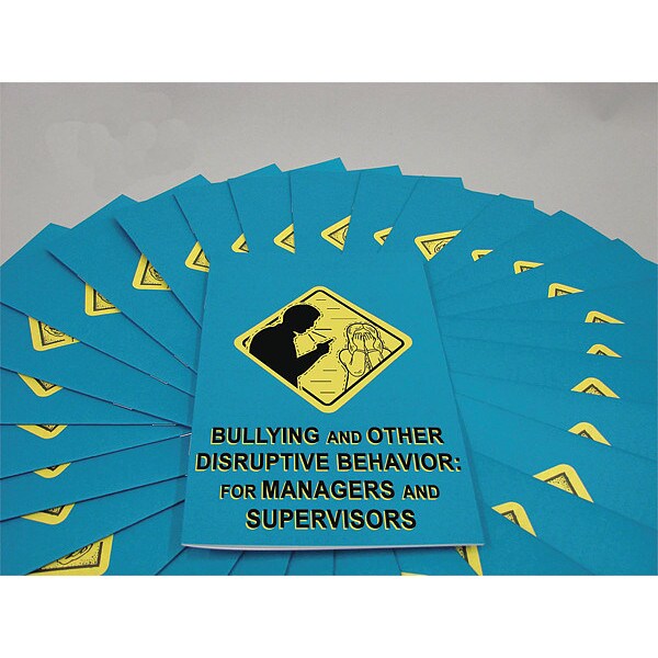Bullying & Other Disruptive Behavior: for Managers Booklet, PK15