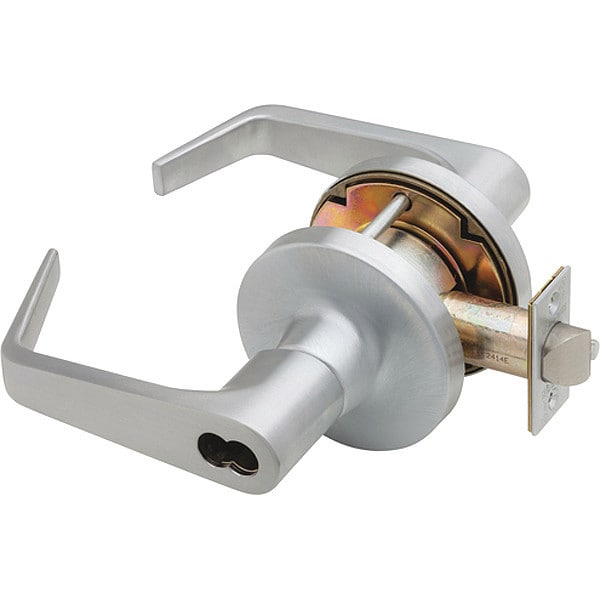 T Series Cylindrical Asylum Lock Dane Lever US26D