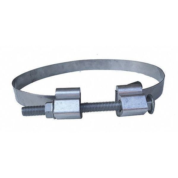 Bolt Clamp And 1.1/4X0.044X48" Stainless Steel 201 Strap, PK5