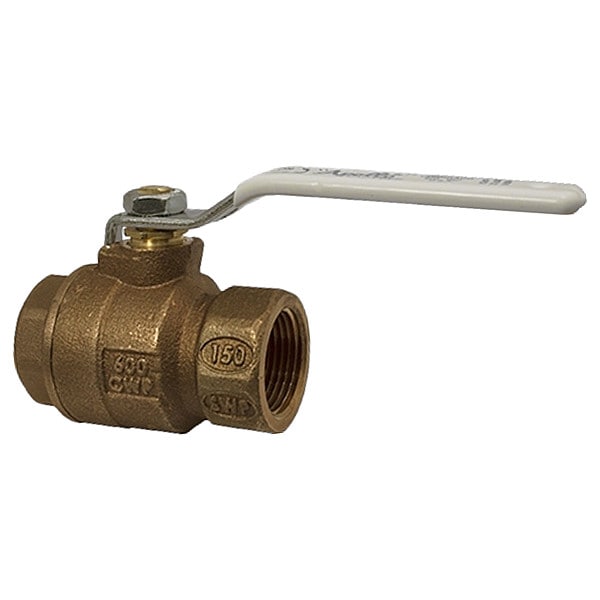 1-1/2" FNPT Bronze Ball Valve 2-Way