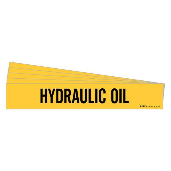 Pipe Marker, Black, Hydraulic Oil, PK5, 8790-1HV-PK