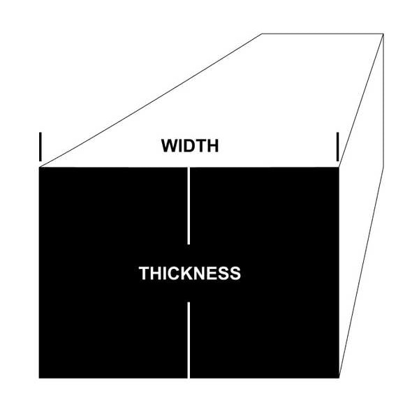 Tool Steel Rectangle Plate, 36" L, 10" W