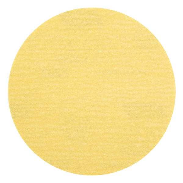 Hook-and-Loop Sanding Disc, 5 in Dia, Non-Vacuum, Aluminum Oxide, P120 Grit, Coated Type, A296