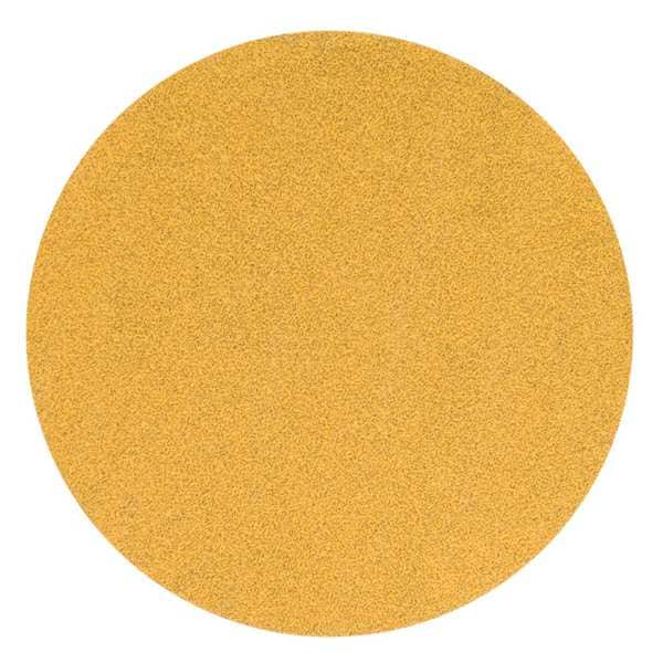 Hook-and-Loop Sanding Disc, 5 in Dia, Non-Vacuum, Aluminum Oxide, P150 Grit, Coated Type, A296