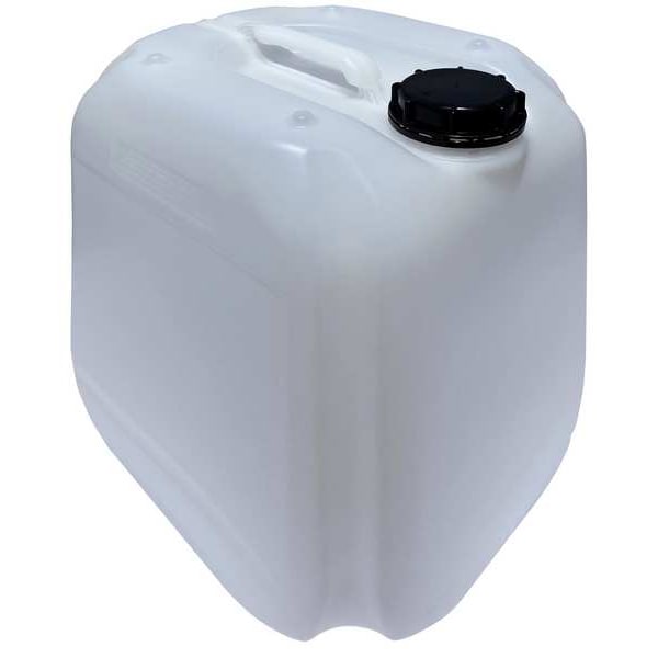 Carboy, 20 L Capacity - mL, 5.28 gal Capacity - oz, Tamper Evident Closure, HDPE, Natural