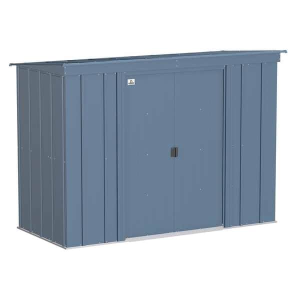 Shed, Blue Gray, Assembled