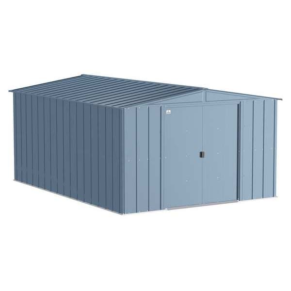 Shed, Blue Gray, Assembled