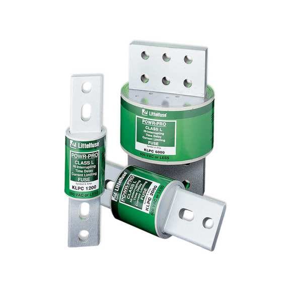 UL Class Fuse, KLPC Series, Time-Delay, 1900A, 600V AC, 200kA at 600V AC, 20kA at 480V DC