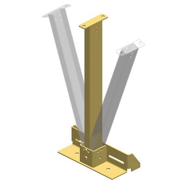 Stanchion Post  Steel, For Concrete/Steel, SkyGrip Lifeline System