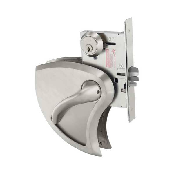 Door Lever Lockset, 2 3/4" Backset