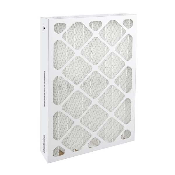 16x25x4 Pleated Air Filter, High Capacity, Synthetic, MERV 13, 1.0 to 3.0 micron