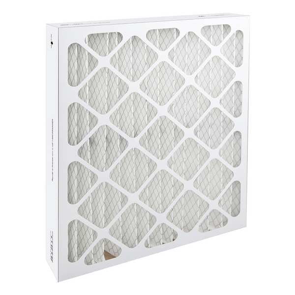 20x25x4 Pleated Air Filter, High Capacity, Synthetic, MERV 13, 1.0 to 3.0 micron