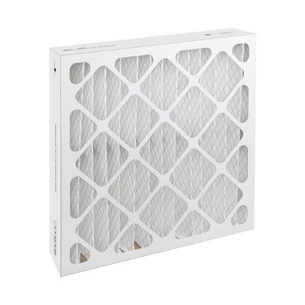 20x20x4 Pleated Air Filter, High Capacity, Synthetic, MERV 13, 1.0 to 3.0 micron
