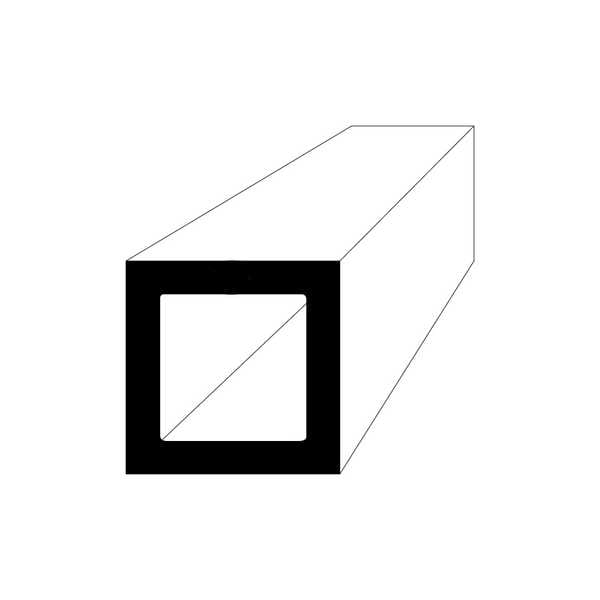 SS Square Tube, 6 in