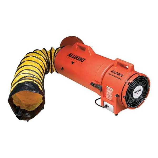 Confined Space Blower, Orange, 13 1/2" W