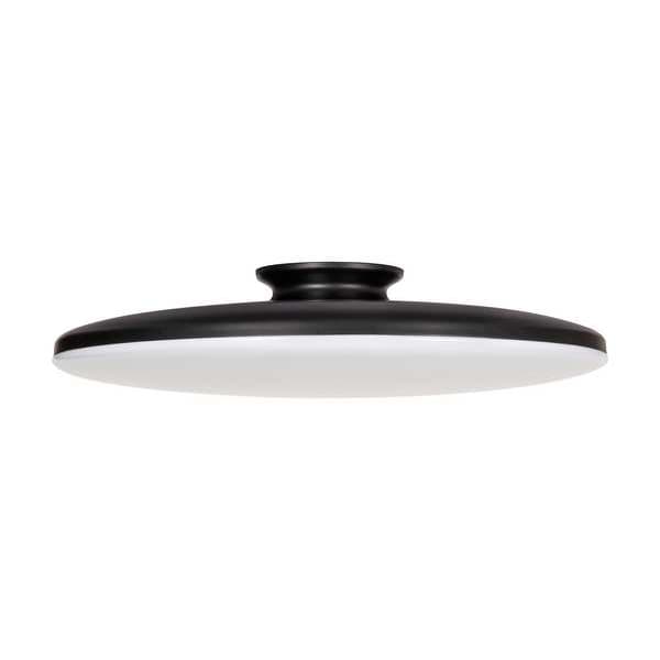 RndLEDMnt, 19in, 4000K, 2900lm, Blk, Steel