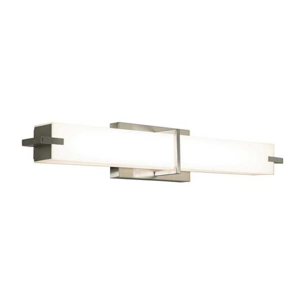 Miller LED Vanity, Satin Nickel, 24 3/8in