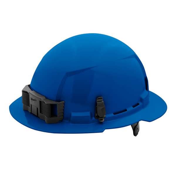 BOLT Blue Full Brim Hard Hat w/6pt Ratcheting Suspension - Type 1, Class E