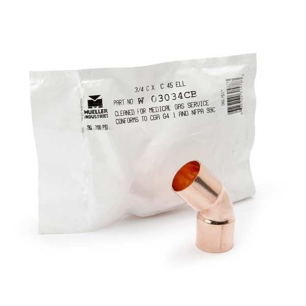 Elbow, Copper, Cup 2 in, Cup 2 in